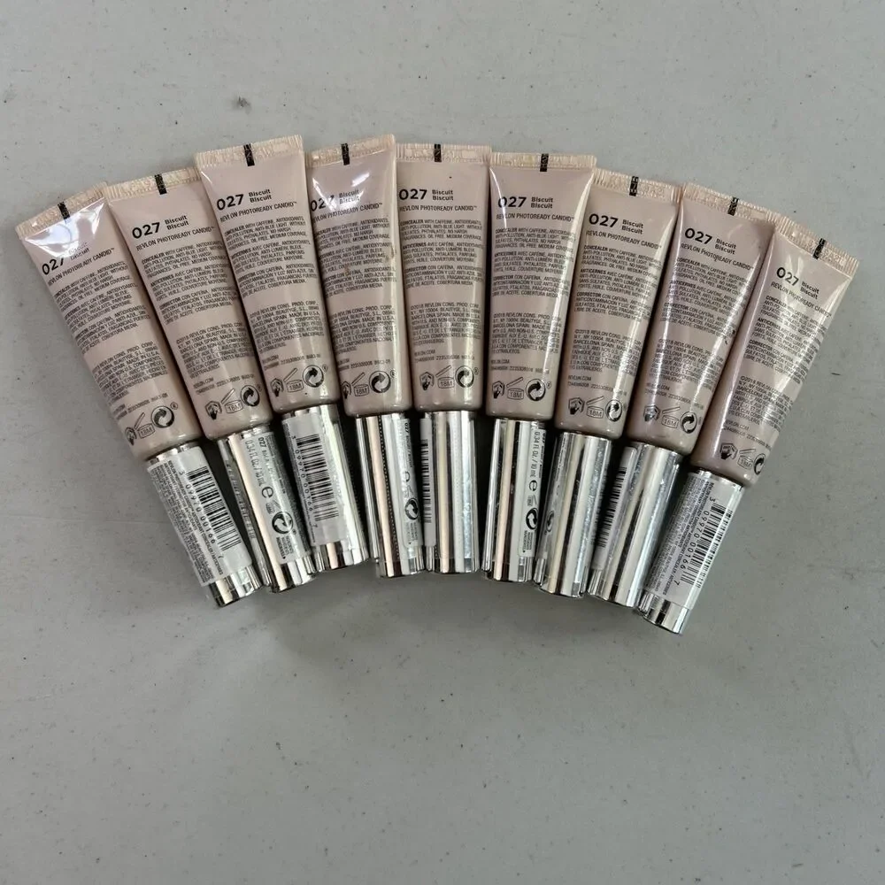 Revlon PhotoReady Candid Antioxidant Concealer 027 Biscuit .34oz Lot of 9 NEW